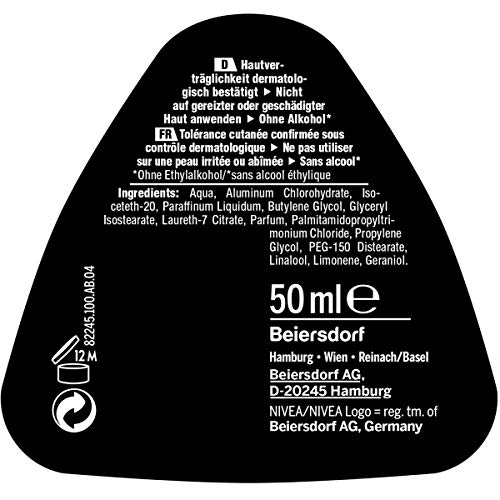 Nivea Men Desodorante para hombres, protección antitranspirante, roll-on, 6 unidades (50 ml)