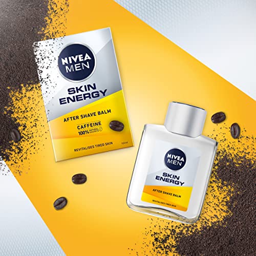 NIVEA MEN Skin Energy Pack Cuidado Facial Energizante Hombre, pack de hombre con bálsamo after shave (1 x 100 ml) y crema hidratante facial (1 x 50 ml)