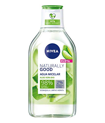 Nivea Naturally Good Agua Micelar con Aloe Vera Bio + NIVEA Naturally Good Gel Limpiador con Aloe Vera Bio + NIVEA Naturally Good Crema de Día Antiarrugas