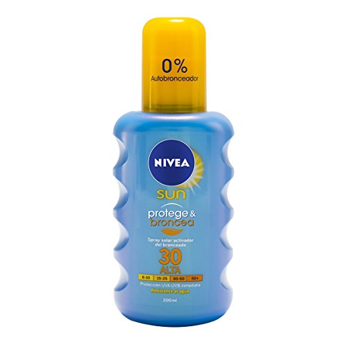 NIVEA Protege & Broncea Spray, Protección Alta, FP 30-200 ml