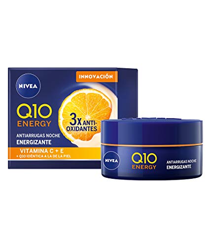 Nivea Q10 Energy Crema de Noche Antiarrugas, 50ml