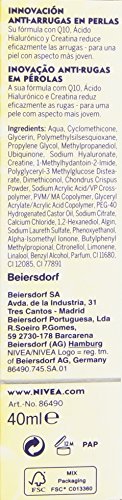 NIVEA Q10 Power Serum Perlas Antiarrugas + Firmeza (1 x 40 ml), sérum facial antiarrugas con creatina, ácido hialurónico y coenzima Q10, sérum reafirmante