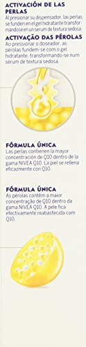 NIVEA Q10 Power Serum Perlas Antiarrugas + Firmeza (1 x 40 ml), sérum facial antiarrugas con creatina, ácido hialurónico y coenzima Q10, sérum reafirmante