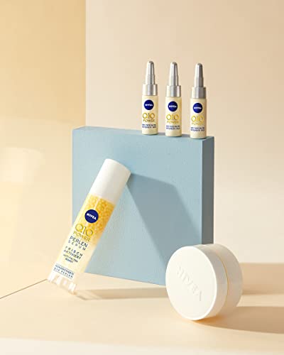 NIVEA Q10 Power Tratamiento Antiarrugas + Firmeza 10 días en (6,5 ml), ampollas antiedad con coenzima Q10 y creatina para el cuidado facial