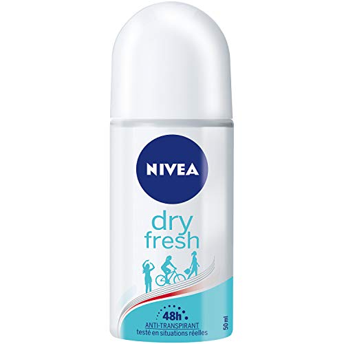 Nivea redonda Desodorante dry Fresh 50 ml – juego de 4