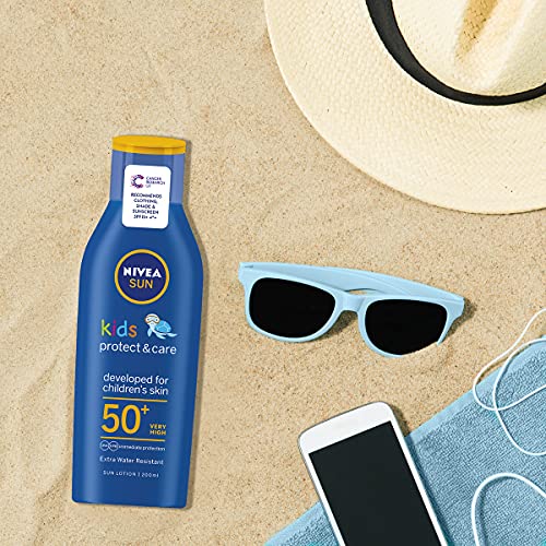 Nivea sun - Kids, loción solar hidratante, factor de protección solar 50+ - 200 ml