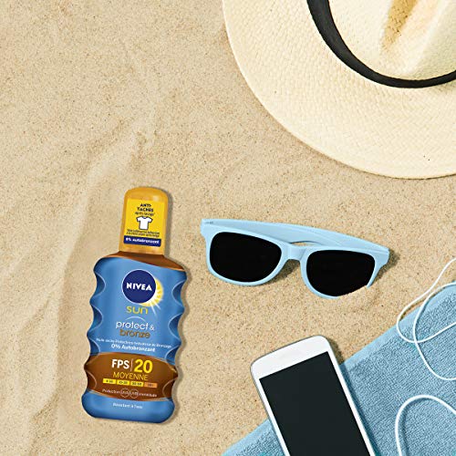 Nivea Sun Protege&Broncea Spray Spf20 200 Ml - 200 Mililitros