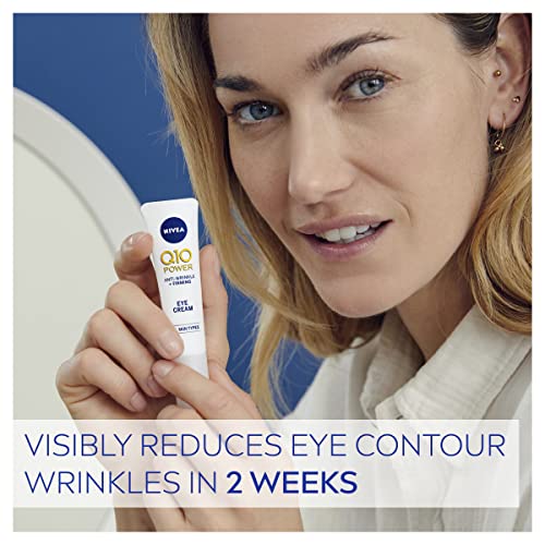 NIVEA Visage Antiarrugas Q10 Plus Crema de Ojos 15ml [Cuidado Personal]