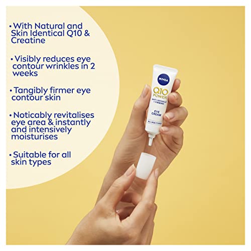 NIVEA Visage Antiarrugas Q10 Plus Crema de Ojos 15ml [Cuidado Personal]