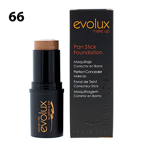 NOCHE Y DIA EVOLUX BY NIGHT & DAY G01.412.66 Maquillaje Corrector En Barra Evolux Pan Stick Foundation Gr, Color N.66, 18 Gramo