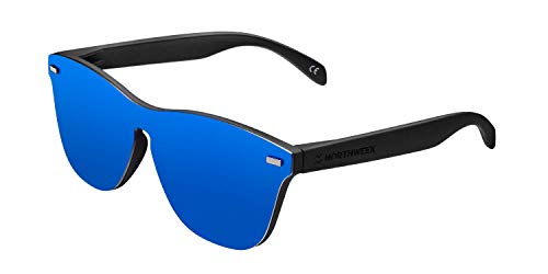 NORTHWEEK Phantom Regular Jibe Gafas, Negro Mate - Azul, Adulto Unisex Adulto