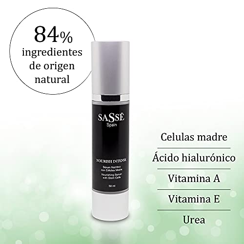 NOURISH INTENSE, Sérum Nutritivo Con Células Madre. Antiarrugas, Antiedad, Nutre. Producto Natural Y Vegano. 30 Ml. Cosmética Natural Fabricada En España. Premios Innovación E I+d.