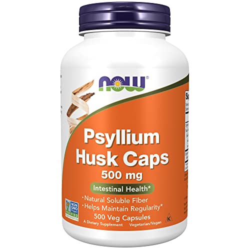 Now Foods Psyllium Husk 500X 500Mg Capsules