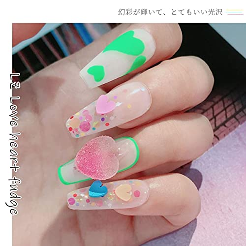 Nuevo 10pcs Silicona Suave Dise?o de Dulces Decoraciones de Arte de U?as 3D Coraz¨®n Estrellas Gato Caramelo Joyer¨ªa de Estilo Japon¨¦s Accesorios de Manicura-06-10pcs