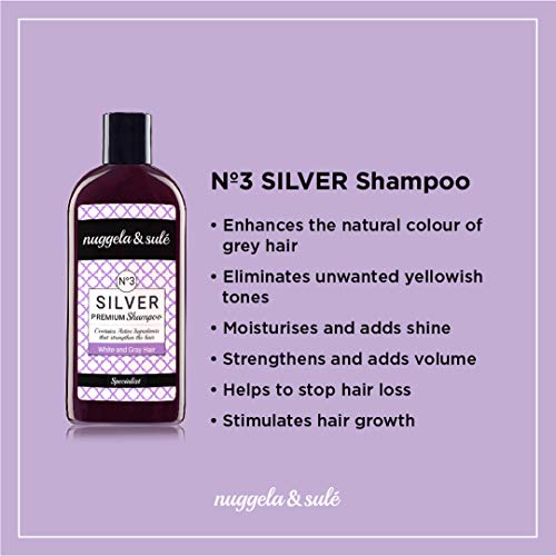 Nuggela & Sulé Champú N°3 Silver para cabellos canosos - No Yellow - 250ml