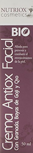 Nutriox Crema Antiox Facial con Granada, Bayas de Goji y Q10 Bio - 50 ml