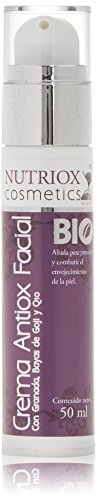 Nutriox Crema Antiox Facial con Granada, Bayas de Goji y Q10 Bio - 50 ml