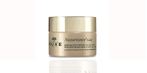 NUXE Nuxuriance Gold - Bálsamo nocturno antiedad, nutritivo, iluminador para pieles maduras secas, 50 ml