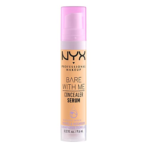 NYX Professional Makeup Bare With Me Serum Corrector, Natural, Cobertura Media, Golden, 9,6ml