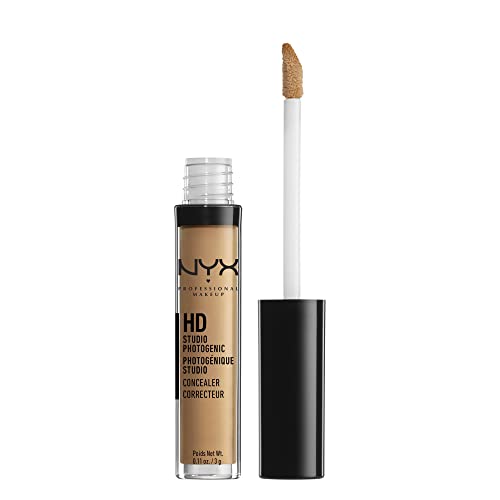 NYX Professional Makeup HD Photogenic Concealer Wand, Corrector para todo tipo de pieles, Cobertura media, Tono: Tan