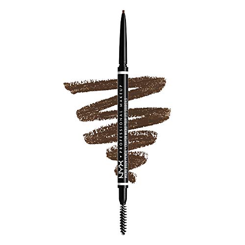 Nyx Professional Makeup Lápiz de Cejas Retráctil Micro Brow Pencil con Goupillón - Tono Brunette