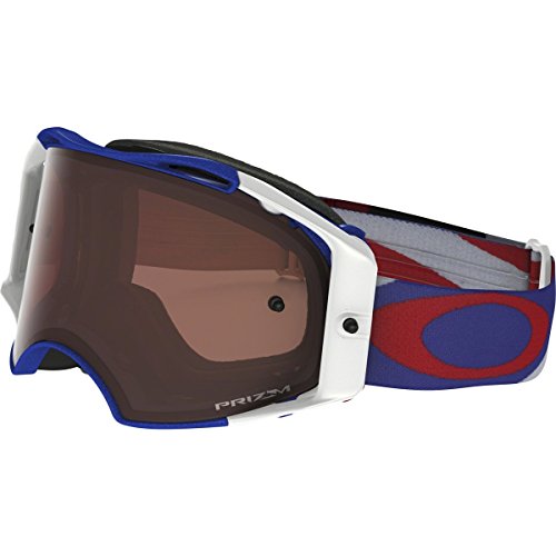 Oakley Cross Gafas Airbrake MX Heritage Racer Red/White/Blue – Prizm MX Bronce, hombre, azul, talla única