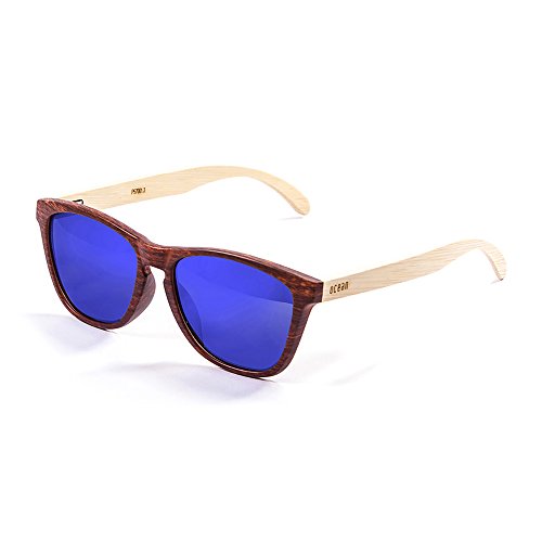 Ocean Sunglasses Ski Gafas de Sol Polarized Sea Wood (55 mm) Marrón