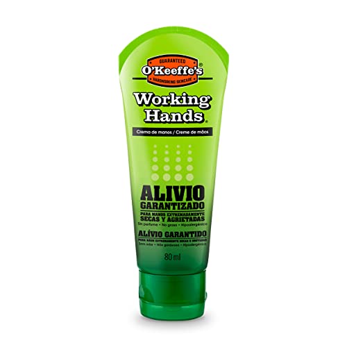 O`Keeffes Working Hands - Crema para manos secas y agrietadas - Tubo 80ml