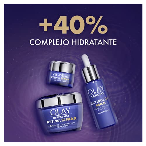 Olay Regenerist Retinol24 MAX Noche Crema Contorno De Ojos Sin Perfume, 15 ml