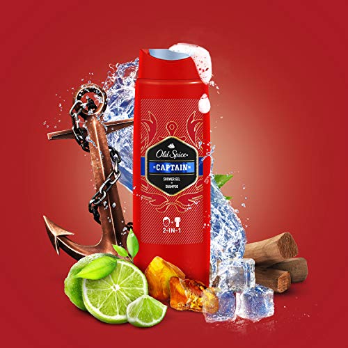 Old Spice Capitán Gel De Ducha Y Champú Hombre 400 ml