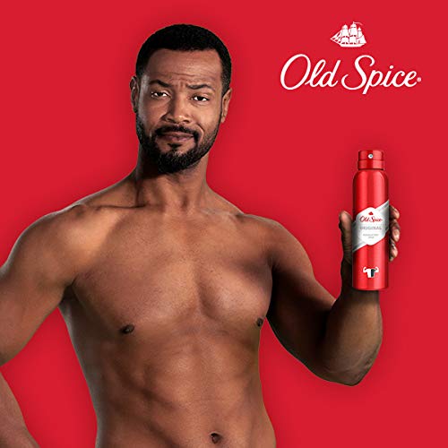 Old Spice Original Spray Corporal Desodorante Para Hombres 150 ml, Pack x 4