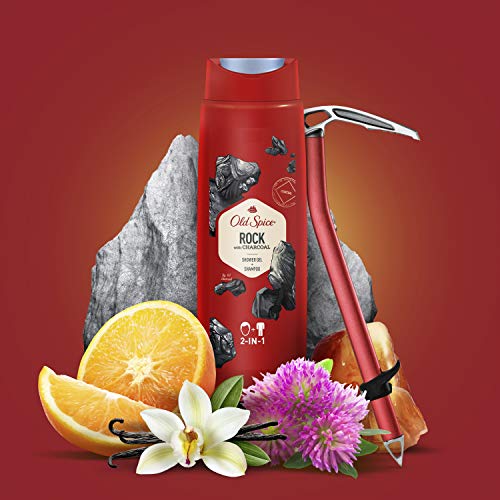 Old Spice Rock Gel De Ducha Y Champú Para Hombres 400 ml