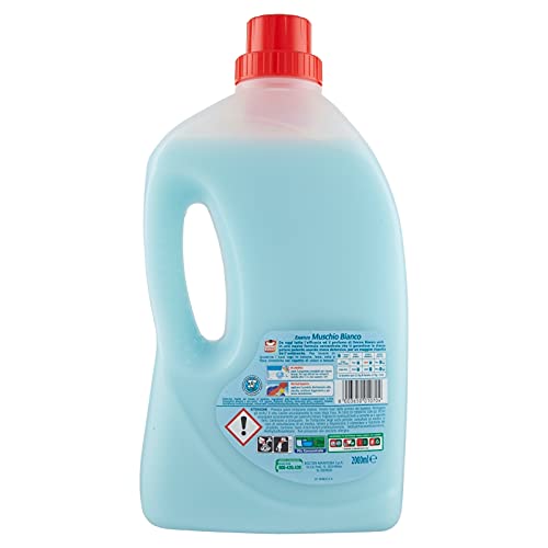 Omino Bianco - Detergente Lavadora líquido, 120 lavados, Respeta colores y tejidos, fresco perfume con esencia de almizcle blanco, 2000 ml x 3 paquetes