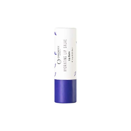 Omorfee Barra de labios hidratante 100% orgánica, barra de labios para labios secos, barra de labios para labios agrietados, hidrata y suaviza los labios muy secos. Hydrating Lip Balm Stick - 6 g