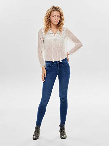 Only onlROYAL REG SKINNY JEANS PIM504 NOOS - Vaqueros Mujer, Azul (Medium Blue Denim), S (32)