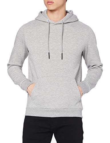 Only & Sons Onsceres Life-Sudadera con Capucha, Gris Claro, M para Hombre