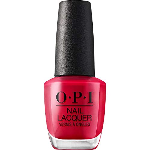 OPI Nail Laquer - Esmalte Uñas Duración de Hasta 7 Días, Efecto Manicura Profesional, 'OPI by Popular Vote' Rojo - 15 ml