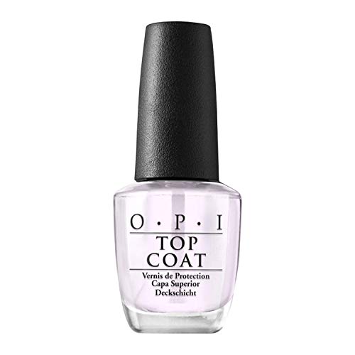 OPI Natural Base Coat - Base Protectora de Uñas Natural, Efecto Manicura Profesional - 15 ml + OPI Top Coat - Efecto Manicura Profesional - 15 ml