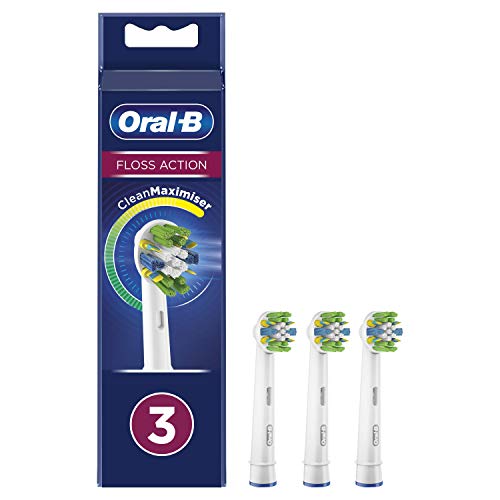 Oral-B FlossAction - Accesorio De Cepillo Con Tecnología CleanMaximiser - 3 Piezas