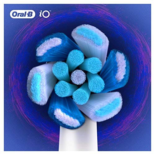 Oral-B iO Ultimate Clean Recambios Cepillo de Dientes Eléctrico, Pack de 4 Cabezales, Blanco - Originales, (Tamaño Buzón)