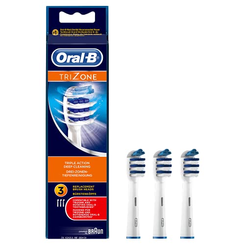 Oral-B TriZone Cabezal de recambio, para cepillo de dientes eléctrico, 3 unidades