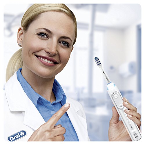 Oral-B Trizone - Cabezales de repuesto para cepillo de dientes eléctrico recargable, cerdas barren entre dientes para una limpieza profunda, paquete de 4