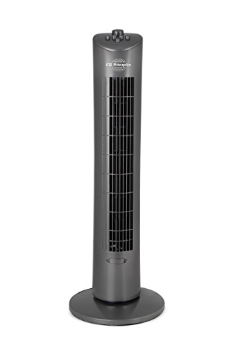 Orbegozo TW 0850 - Ventilador de torre oscilante, bandeja para esencias aromáticas, 3 velocidades, temporizador, 79 cm de altura, 60 W