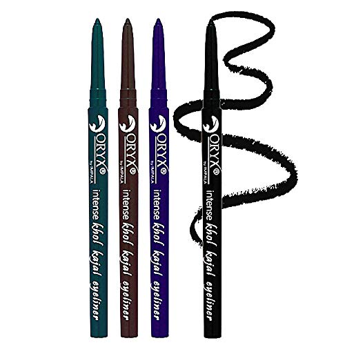 Oryx Khol Kajal Lápiz de ojos automatico 02 Morado tormentoso, waterproof de Impala