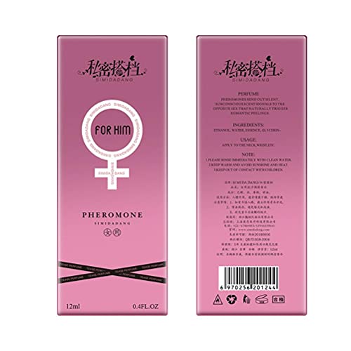 Osuner Perfume de feromonas, Perfume Seductor Perfume romántico de feromonas, pasión Sexual Femenina/Masculina, Spray de emoción Corporal, Perfume de coqueteo Que atrae ambientador a Base de Agua