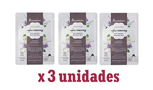 Pack 3 Uds - Mascarilla Facial Tissue Mask Harmony - Esential Aroms…