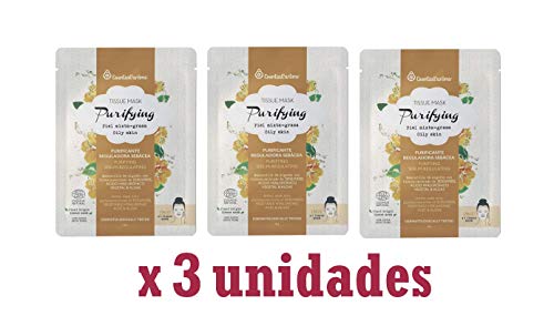 Pack 3 Uds - Mascarilla Facial Tissue Mask Purifyng - Esential Aroms