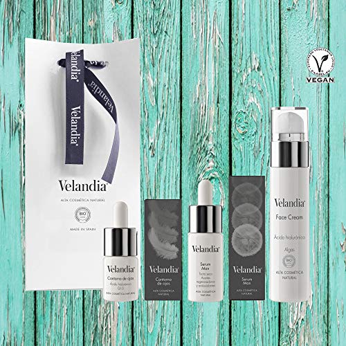 Pack Cosmético Man (3ref.) Velandia® Crema facial 50ml. - Serum Man 30ml. - Contorno de Ojos 15ml.