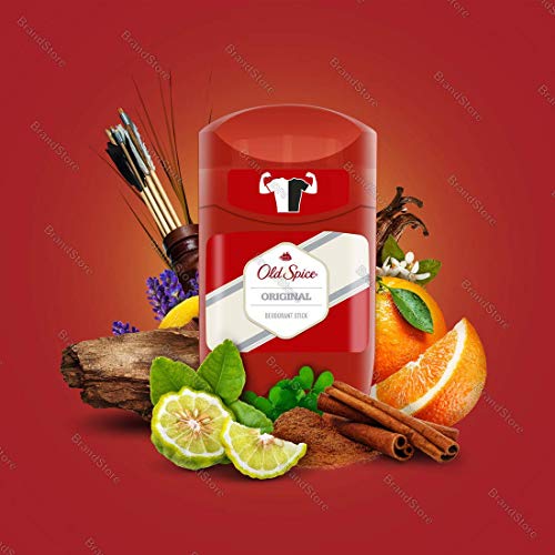 PACK X4 Old Spice Original Desodorante en Barra para Hombres, 50 ml