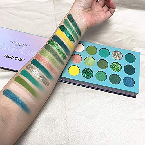 Paleta de sombras de ojos de 60 colores, tablero 4 en 1, brillo de alta pigmentación, sombra de ojos mate, rotación, paleta de maquillaje nude nacarado, cosméticos para ojos